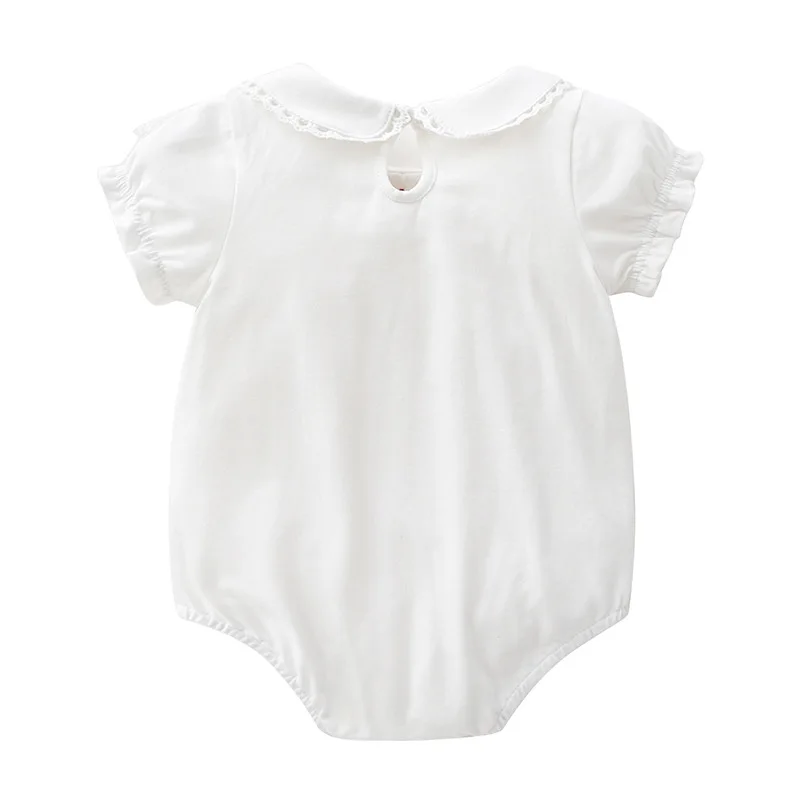 

Fashion Baby Girls Summer Bodysuits Clothes Short Sleeves Newborn Infant Bebes Lace Onesie Tops One Pieces Children's Wear 0-18M