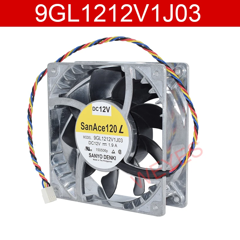 Подлинный 9GL1212V1J03 DC12V 1.9A 120*120*38 мм алюминиевый высокотемпературный