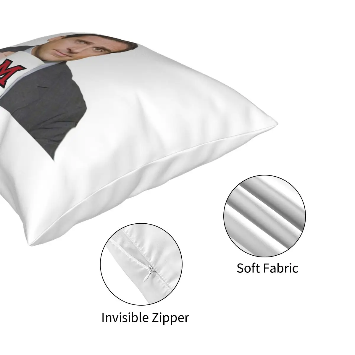 

Miami University Of Ohio Square Pillowcase Polyester Creative Zipper Decorative for Home Cushion Cover 45*45cm