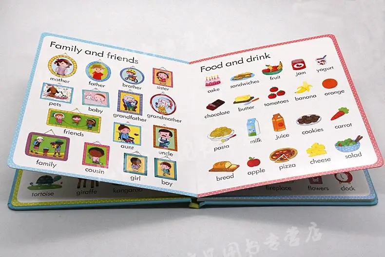 Usborne английская фотография книжка с доской Book My First Word словарь для детской