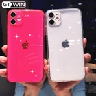 Чехол-накладка GTWIN для iPhone 11 Pro Max, X, XS Max, XR, 6, 6S, 7, 8 Plus, SE 2020, прозрачный, из ТПУ