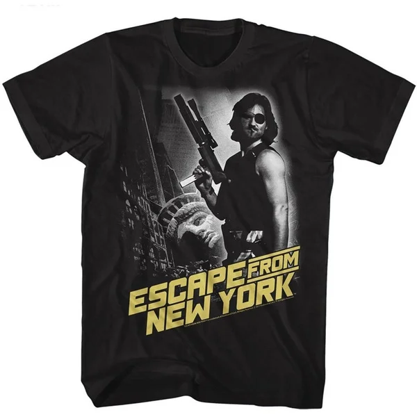 

Escape From New York Escape NY Black Adult T-Shirt Tee
