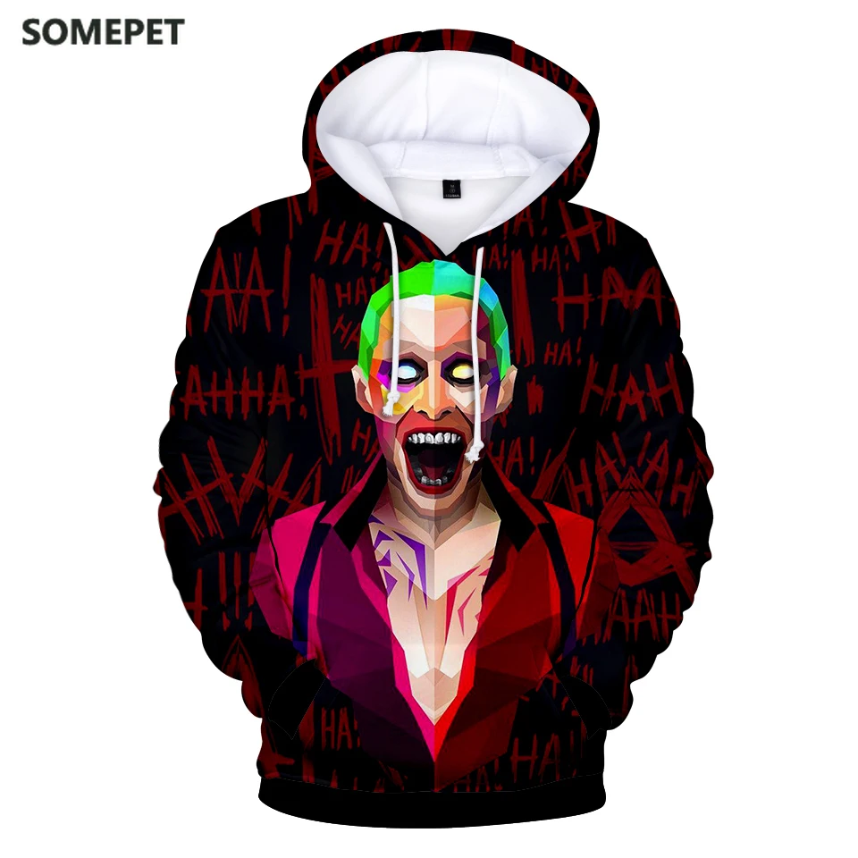 

Haha Joker Soft Pop Hoodies Women/Men Warm Long Sleeve Print Sweatshirts Hoodie Fashion Clothes