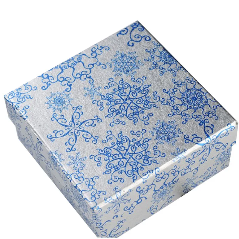 Fashion Blue and White China Ring Box Earring Packaging Necklace Packing Jewelry Set Gift 50pcs/lot Jewellery Organizer box | Украшения и