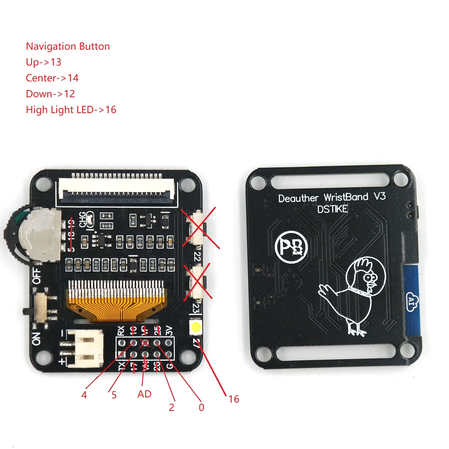 DSTIKE Deauther Watch ESP8266 ESP Development Board Wristband Wifi Deauth | Электроника