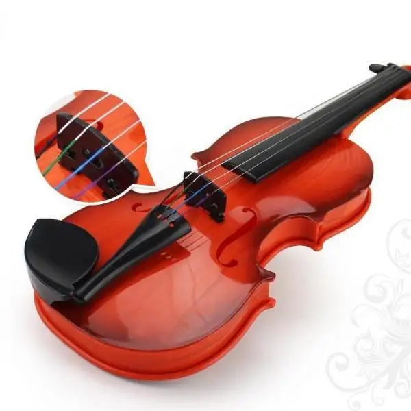 

Protable Toy Violin Musical Instrument Toy Beginners Practice Violin Gift