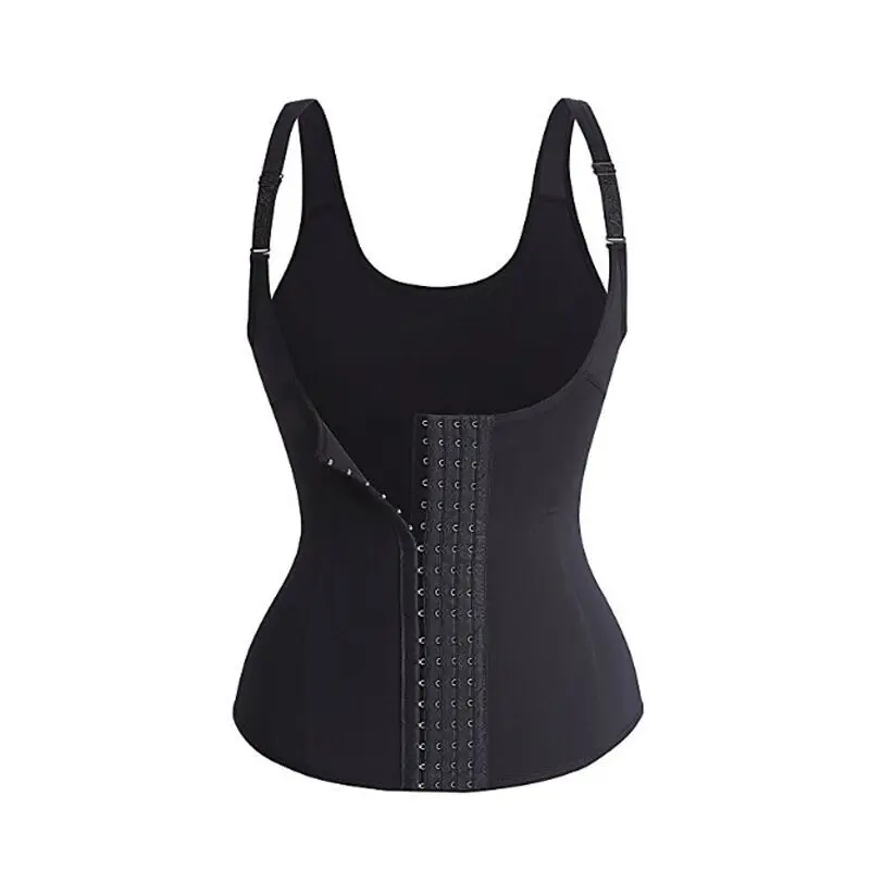 tummy tucker for women Waist Trainer Sauna Vest Tummy Belly  Body Shaper Waist Cincher Corset Adjustable Strap Zipper Hook Shapewear Women Corset target shapewear