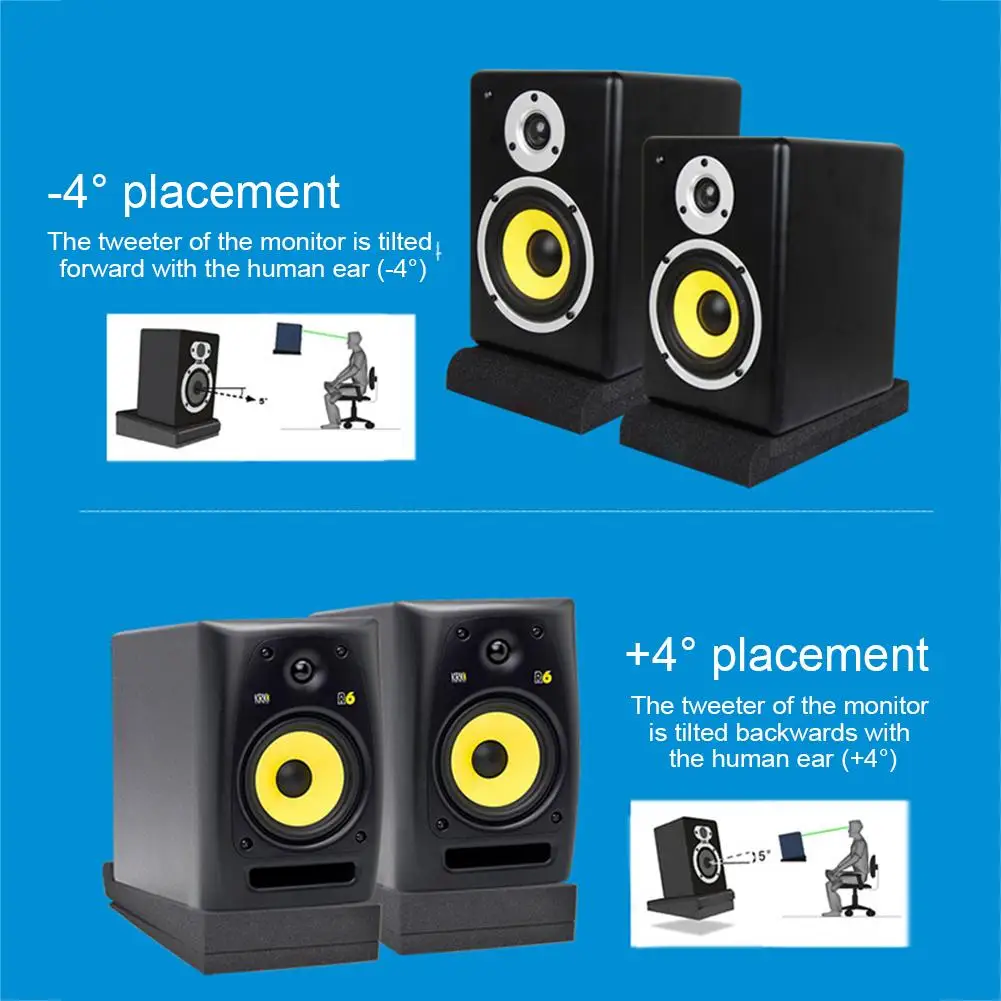 5 Inch Speaker Sound Insulation Mat Soundproofing Acoustic Foam Board Sponge Absorbing Pad Reinforcement Cushion | Спорт и