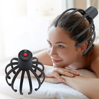 electric octopus claw scalp massager stress relief therapeutic head scratcher stress relief and hair stimulation hands free usb