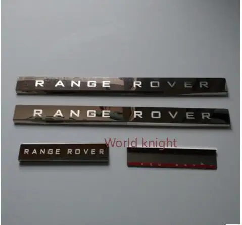 

4pcs Car Door Sill Scuff Plate Trim For Land Rover Range Rover Executive Edition 2006-2012