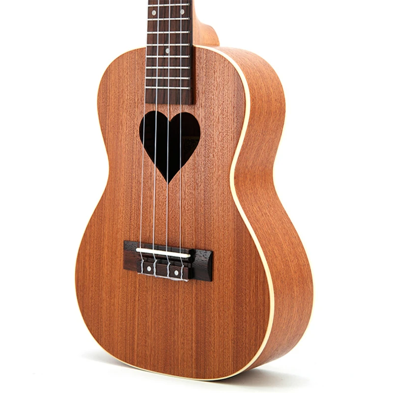 SevenAngel Sapele 21 дюйм сопрано/23 Дюйм Концерт/26 Тенор укулеле Aquila String 4 струны Гавайская