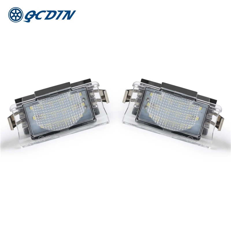 

2PCS LED Car License Number Plate Light Lamp No Error For BMW E34 1997 White Light 6000K 12V Car Accessories