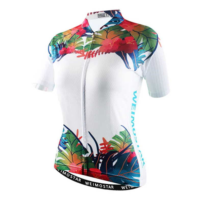 Weimostar 2021 Cycling Jersey Women Short Sleeve Biking Shirt Breathable MTB Bike Racing Sport Bicycle Clothing Cycle Top | Спорт и