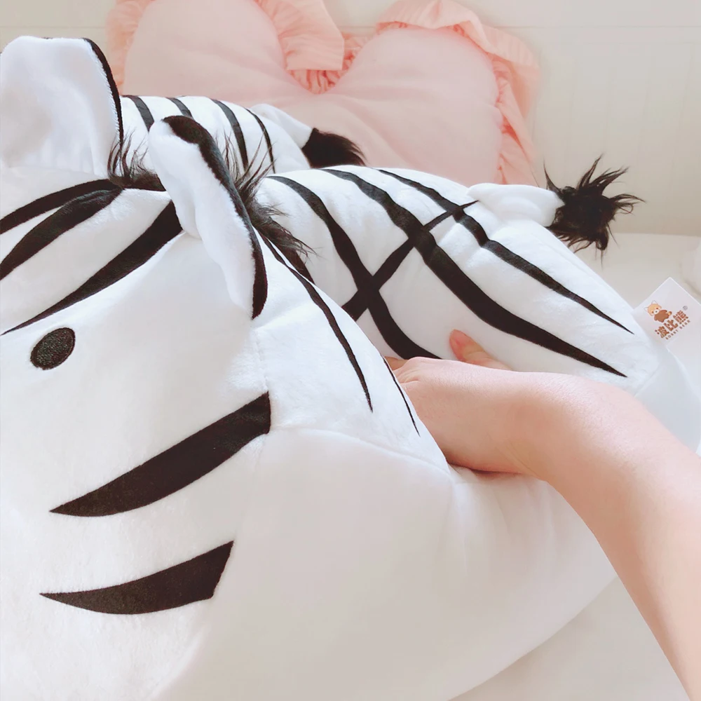 

Super Soft Plush Fat Round Tiger Pig Zebra Toys Stuffed Tiger pattern Throw pillow Zebra stripes Pig Throw Pillow Bed Cushion
