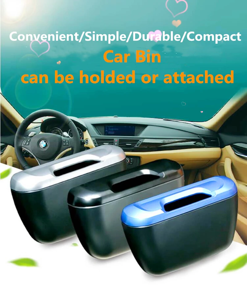 Новый мини-Стильный автомобильный мусорный ящик для хранения боковой двери