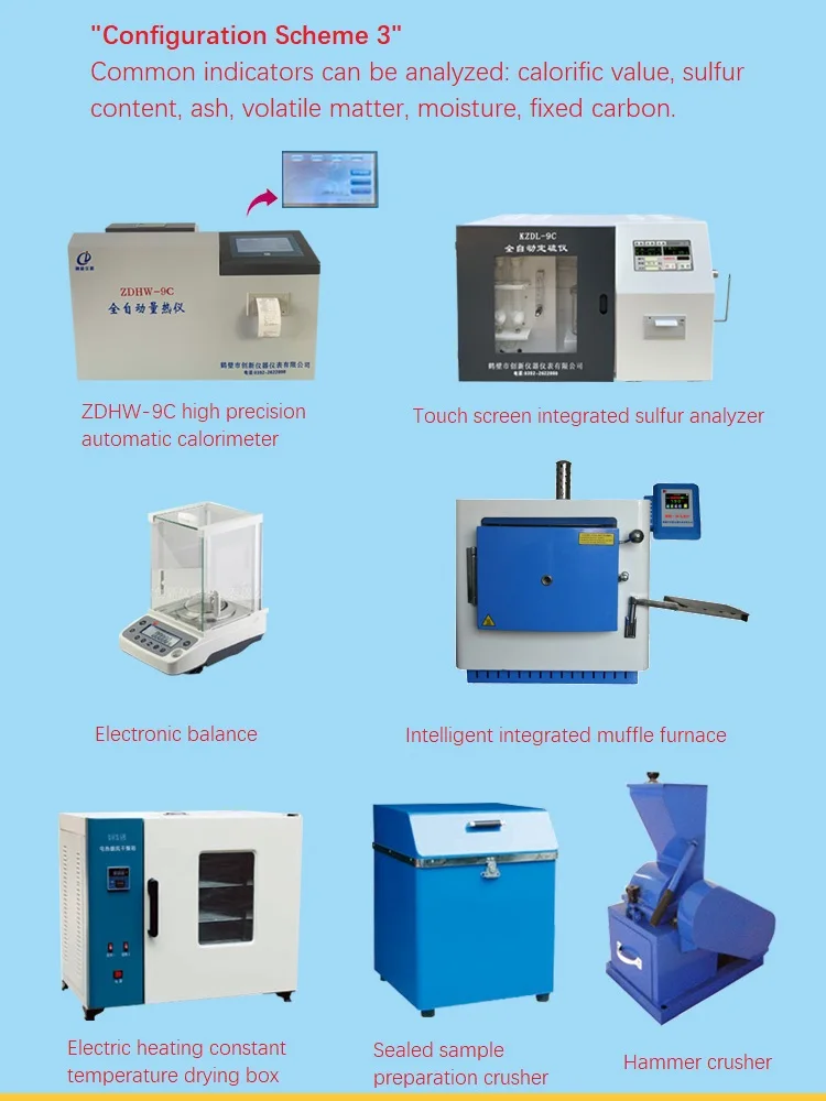 Microcomputer Fully Automatic Touch Screen Calorimeter Coal Biomass Fuel Oil Product Calorific Value English Operation Interface |