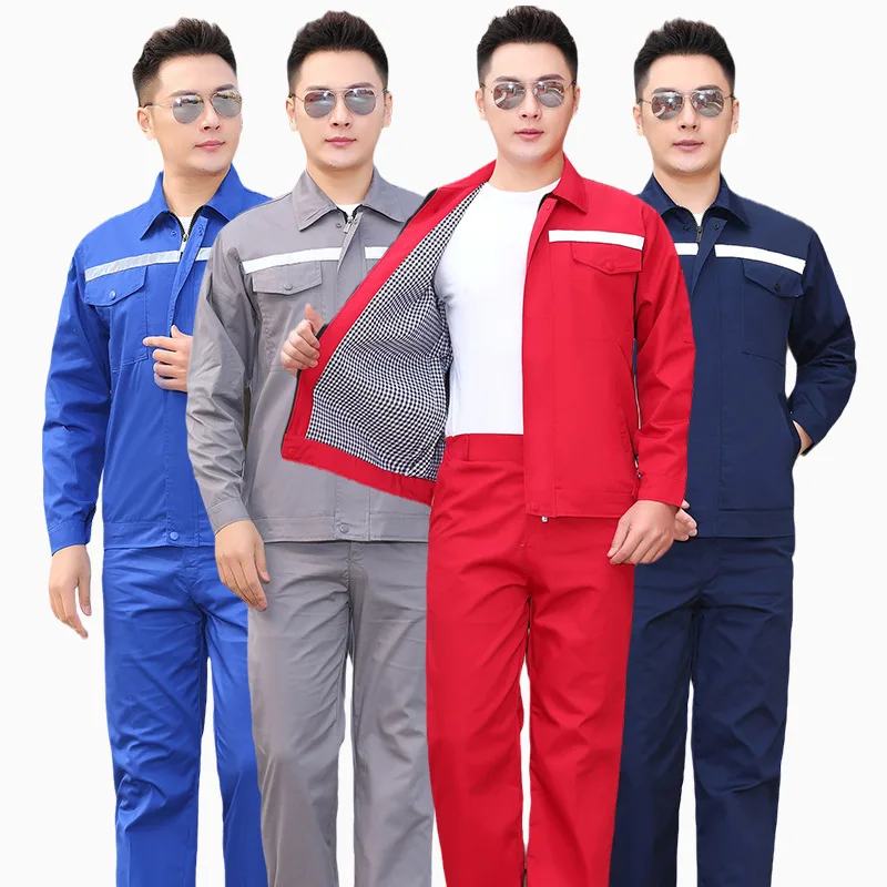 S-5XL Double-layer Work Clothing men women safety reflective