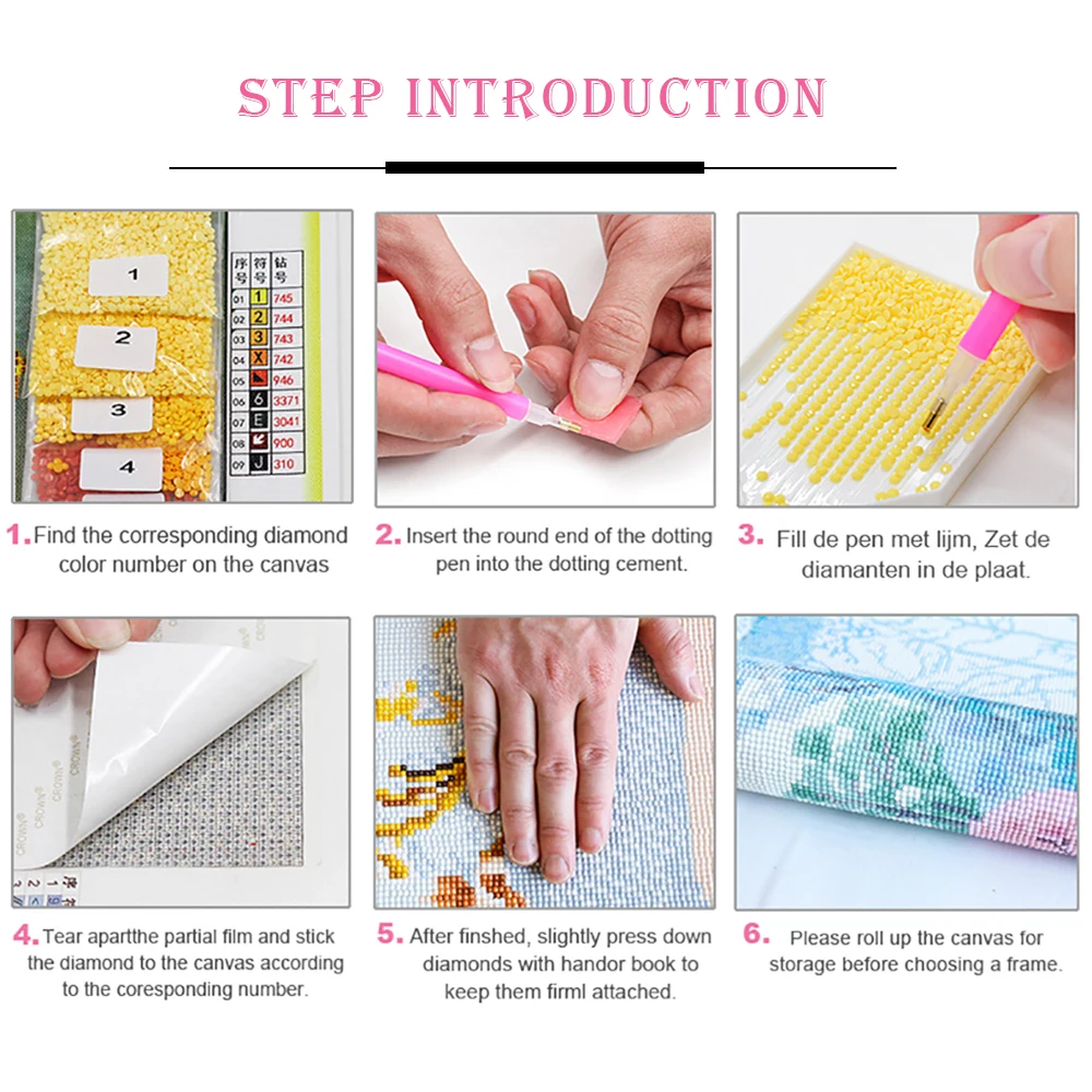 

Full Square & Round Diamond Painting Spring Landscape 5D Diamond Embroidery Mosaic Cross Stitch Winter Home Decoration Gift