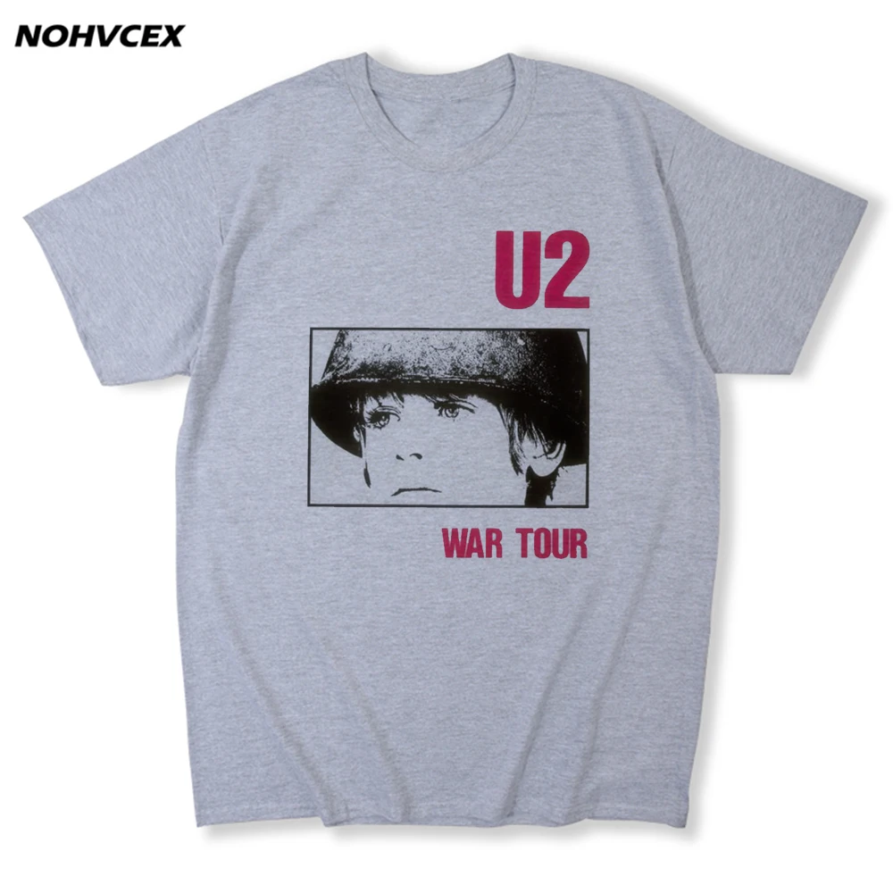 Рок-Группа U2 Альтернативная футболка с коротким рукавом | Мужская одежда