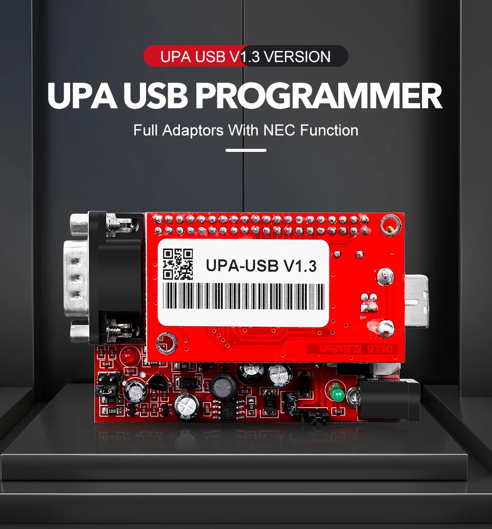 Диагностический инструмент OBD2 UPA ECU Программатор USB V1.3 с полным адаптером ENC