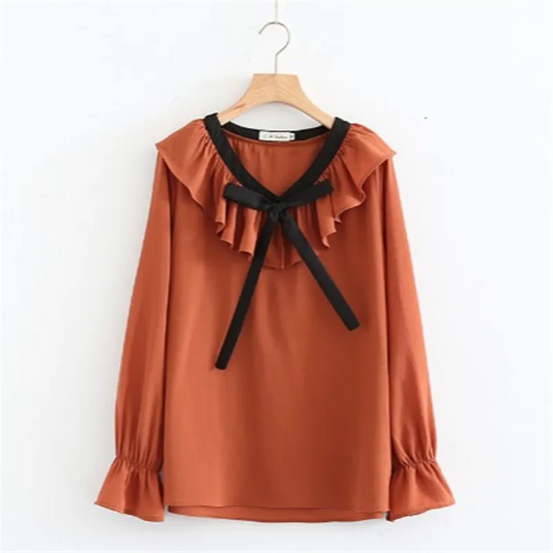 Рубашка женская винтажная черная с длинным рукавом большие размеры|office blouse|blouses