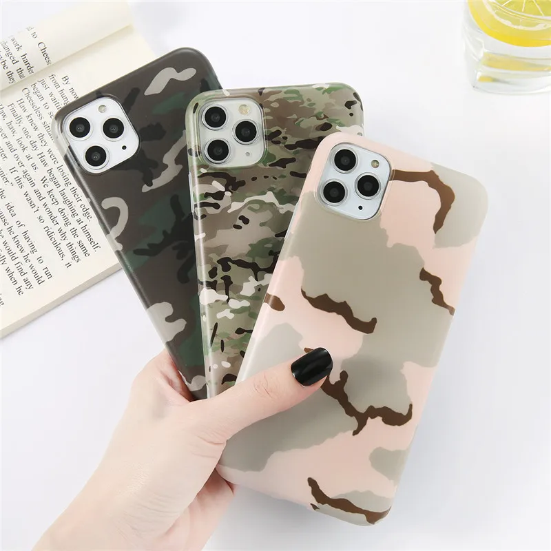 Чехол Moskado в стиле милитари камуфляжный чехол для iPhone 11 Pro Max 6 6S 7 8 Plus X XR XS армейский