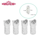 1230 шт. стрельба из лука Охотный арбалет с употреблением желтого зубчика-стрелки носки для ID7.6mm серебро Алюминий сплава вставки хвостовик стрелы лук и стрелы DIY Принадлежности для охоты