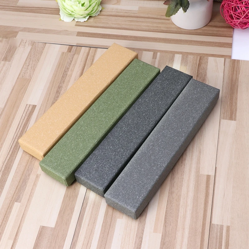 Длинная заколка для волос ожерелье браслет Подарочная коробка из крафт бумаги