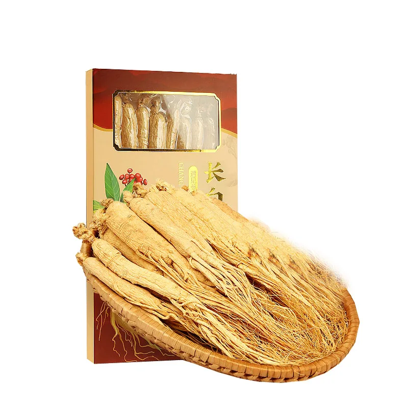 

Free shipping wild ginseng ginseng 100g 25 sticks of raw dried ginseng
