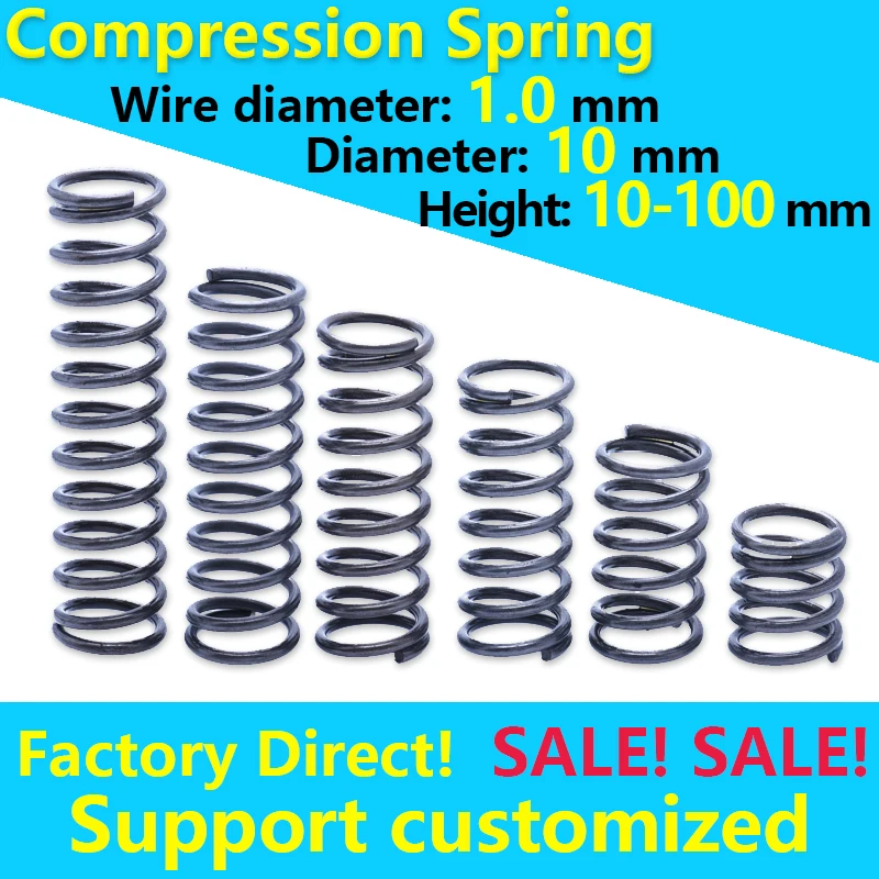 Пружина пружины катушки Настраиваемые ротор диаметр 1 0 мм 10 мм|Пружины| |
