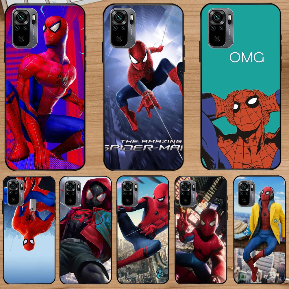 Амортизирующая лампа для Redmi Note9S Note 8 7 6 5 A Pro 8T Tom Holland Spiderman 2021 новый дизайн |