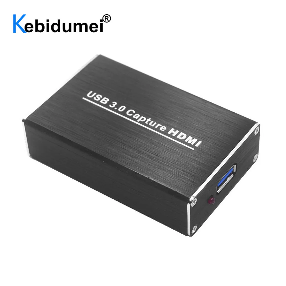 

4K USB3.0 HDMI-compatible Video Capture 1080P 60fps USB Video Capture Card Dongle For Computer Game Streaming Live Streaming