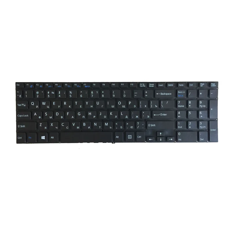 Новая русская/Русская клавиатура для ноутбука Sony VAIO SVF15 SVF151 SVF152 SVF153 SVF154 SVF15E SVF152C29M