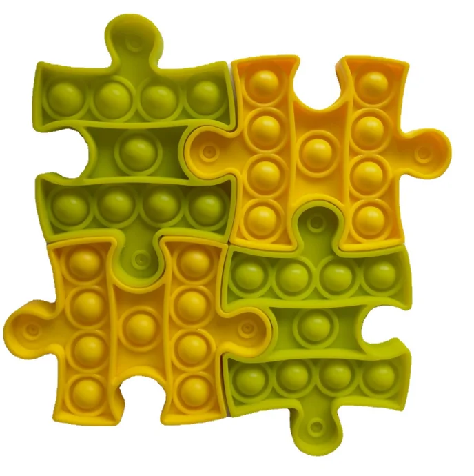 

Anti-rat Pioneer Silicone Jigsaw Puzzle Children Press Desktop Pressures-relieving Toys