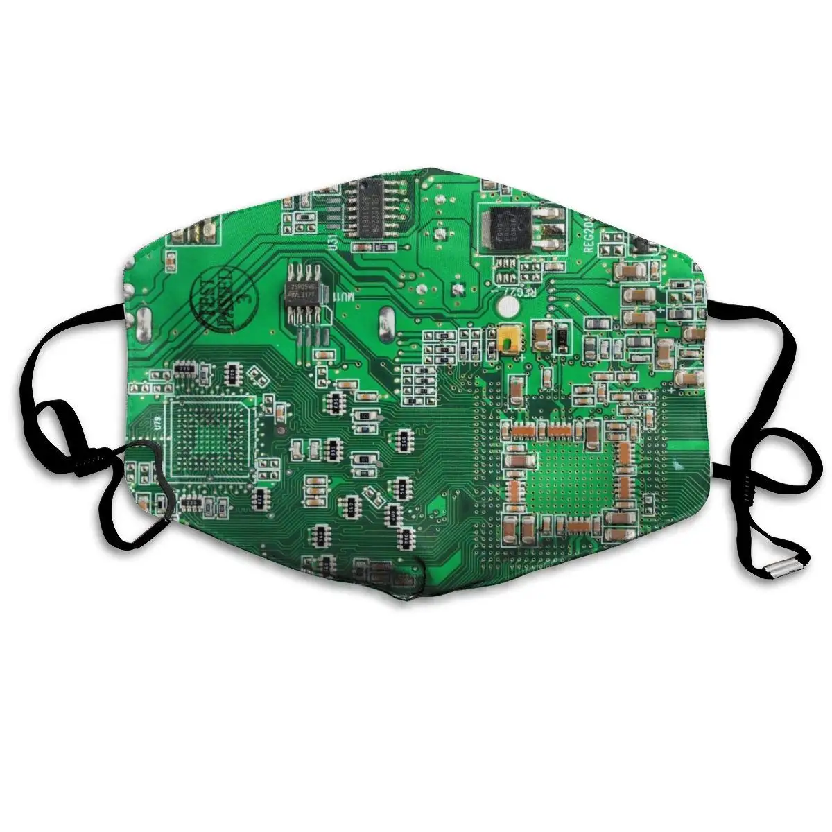 

Маска компьютерная многоразовая для защиты от пыли, из полиэстера