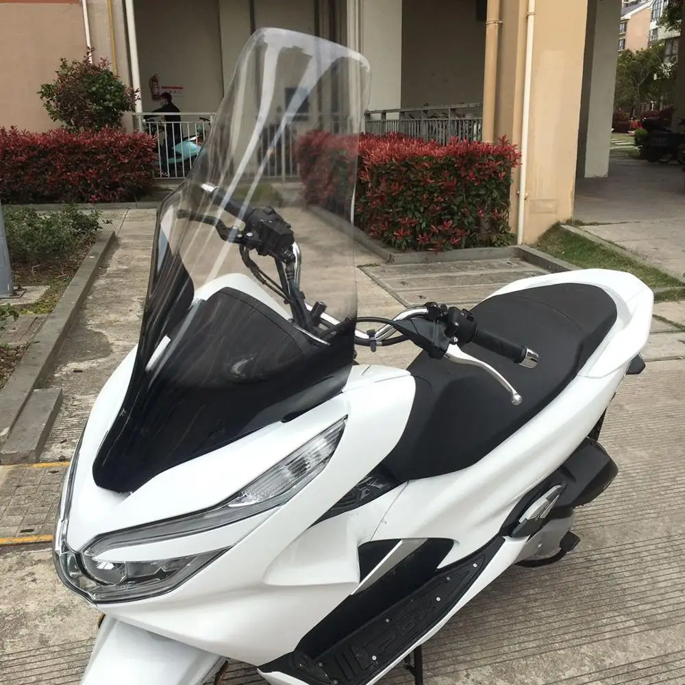 Modified Motorcycle clear 74CM 75CM high PCX windscreen windshield wind screen wind deflectors for honda pcx 125 150 2018 2019