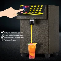 quantitative fructose filling machine automatic syrup dispenser bubble milk tea shop sugar processor equipment 16 grid