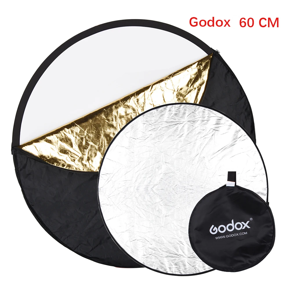 GODOX портативный 5 в 1 24 &quot60 см складной светильник Круглый отражатель для
