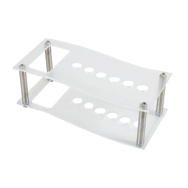 

Wall-Mounted Clear Acrylic 6Slot Dry Erase Marker Holder, 6 Slot Clear Eraser Marker Organizer for Office School Home