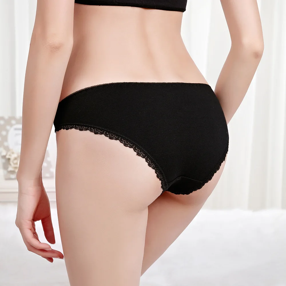 

Alyowangyina 6 pcs/lot 6 colour Cotton Panty Solid Women's Panties Comfort Underwear Briefs Women Sexy Panty Intimates 89329