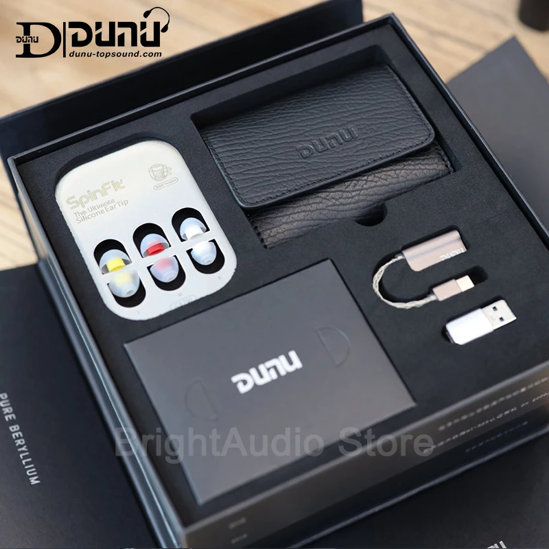 DUNU LUNA флагманские 10 мм акустические наушники вкладыши из чистого бериллия IEM