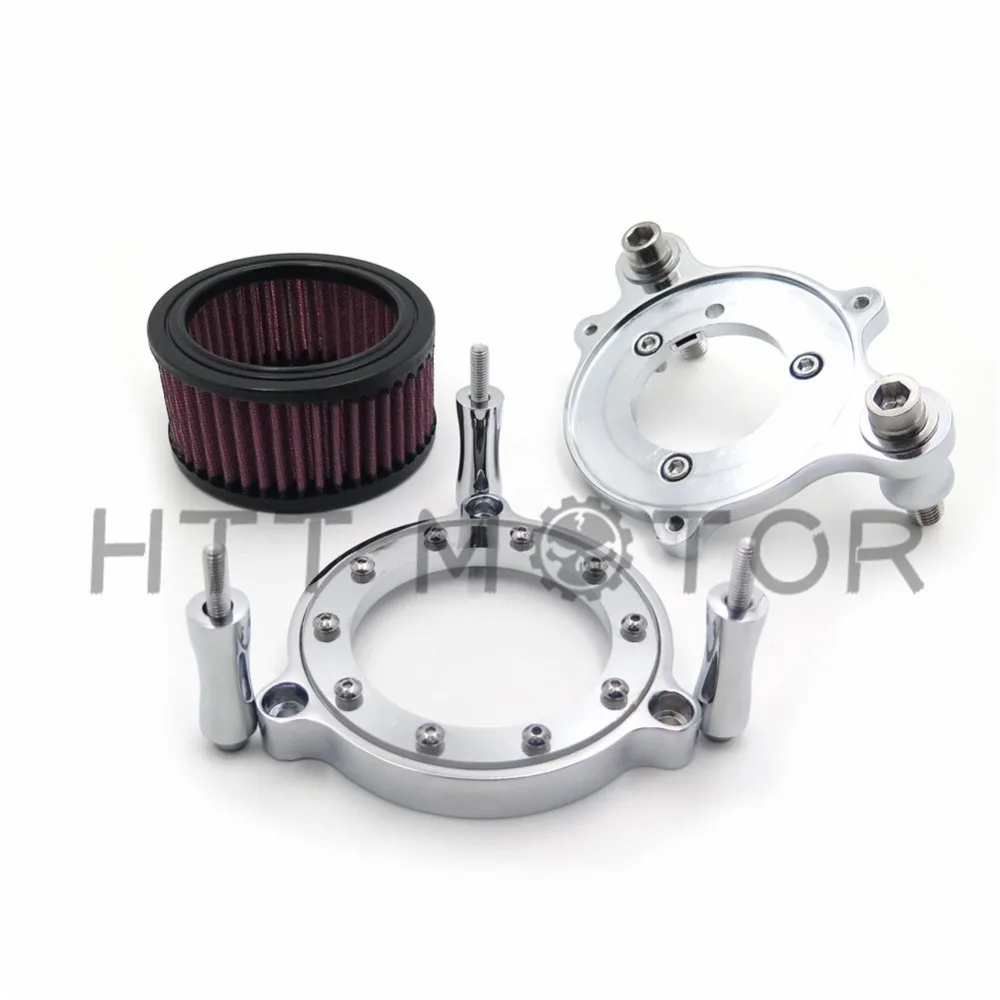 Запчасти для мотоциклов хромированный воздухоочиститель впускной фильтр