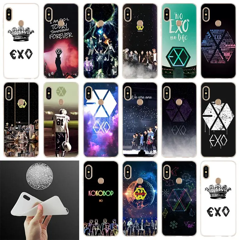 Мягкий чехол EXO baekhyun для Xiaomi Redmi 10a 9a 8a 7a 6a 5a 5Plus 9at 6 K50 Pro Y3 |