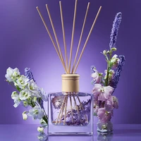 180ml dried flower aromatherapy rattan sticks purifying air aroma diffuser set essential air freshener ornament with gift box