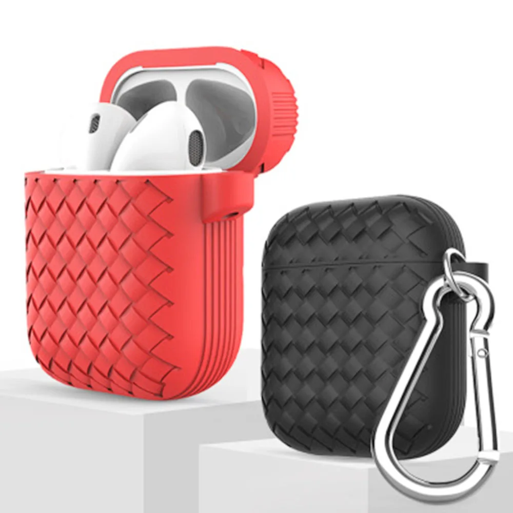 Силиконовый защитный чехол для беспроводных наушников Apple AirPods Ультратонкий с