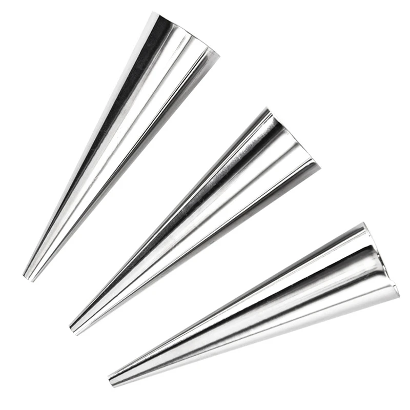 Новый Кремовый рожок формы спиральный торт инструмент прочный круассаны трубки