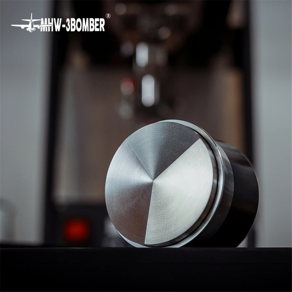 Регулируемый Темпер для кофе 58 35 мм с резьбой из нержавеющей стали/основанием