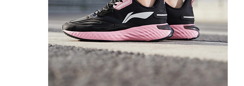 Li-Ning/женские кроссовки LN CLOUD V SHIELD на подушке; Водонепроницаемая спортивная обувь с устойчивой подкладкой; кроссовки; ARHP176 XYP948