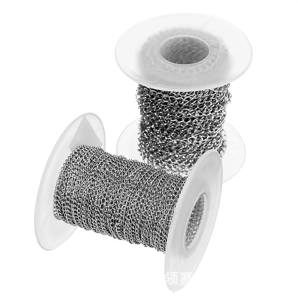 9 метров в упаковке ювелирные изделия из нержавеющей стали o-цепь хвостовая