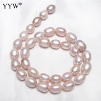 natural rice freshwater pearl beads2020 high quality purple 9 10mm pearl beads for for diy necklace bracelet jewelry making